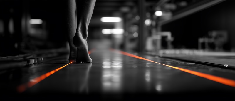 Barefoot on scan plate